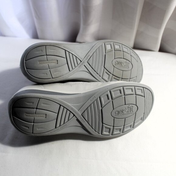 Grasshoppers Get Fit Performance Platform Sneakers, Off-White/Gray, 9M - Picture 6 of 8